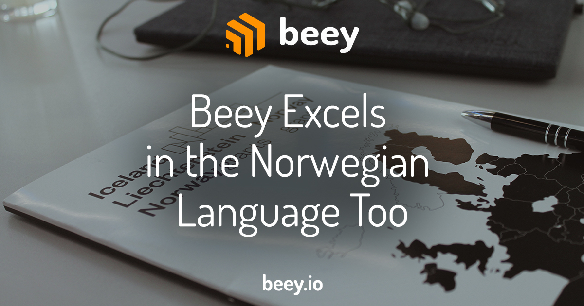 Beey also excels in Norwegian thanks to the EEA and Norway Grants
