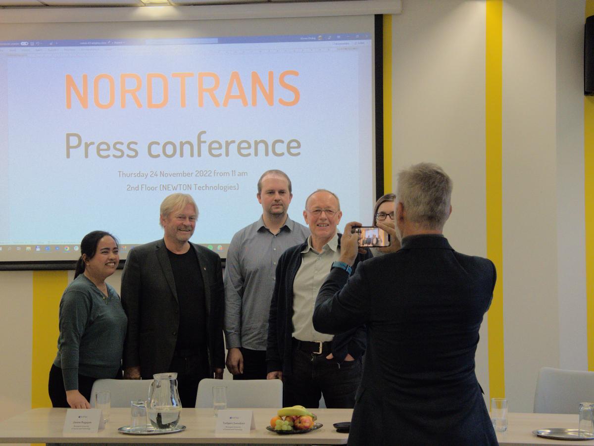 Tisková konference k projektu NORDTRANS